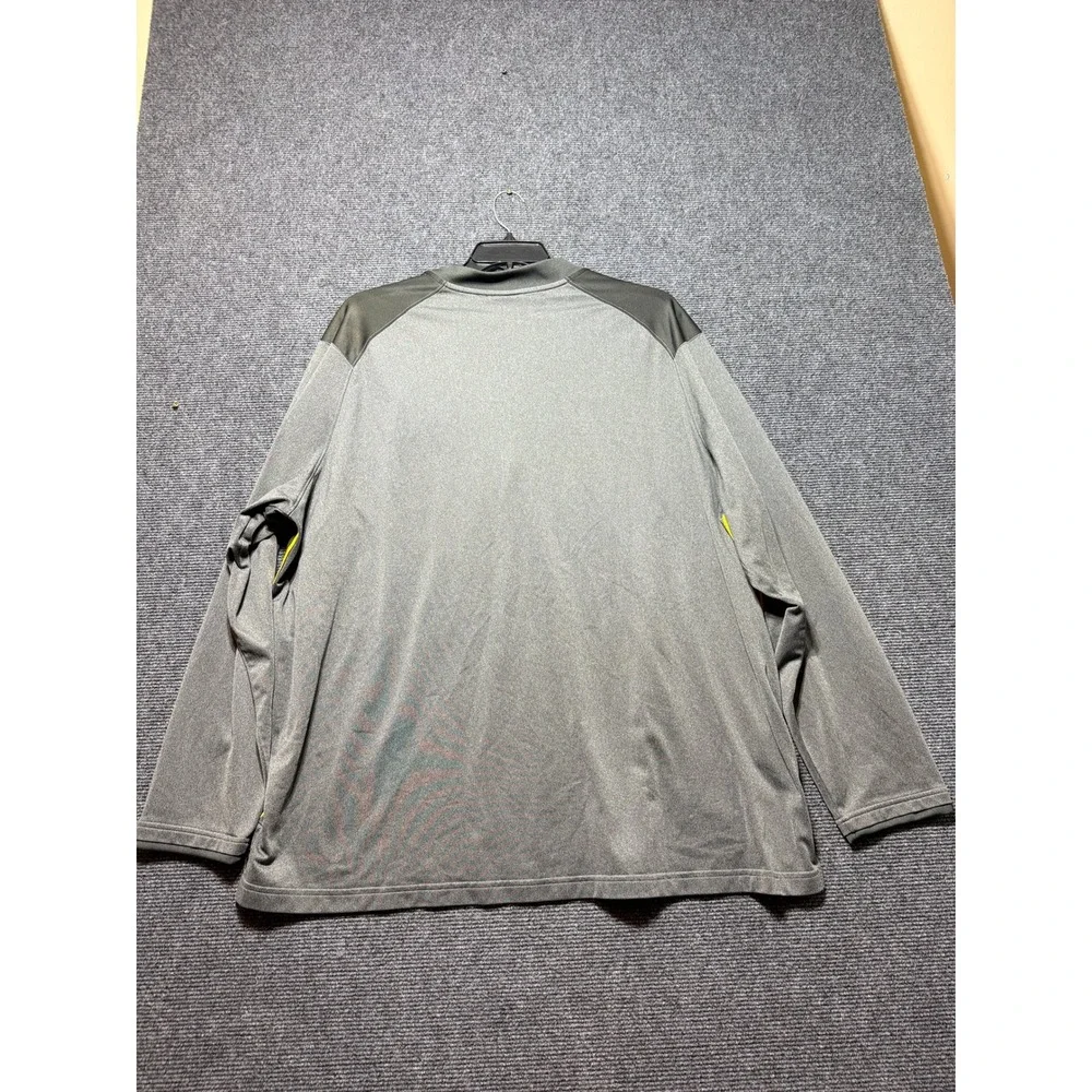 Jordan Michigan Wolverines Quarter Zip Men 4XL Gray Excellent Dri-Fit Pullover